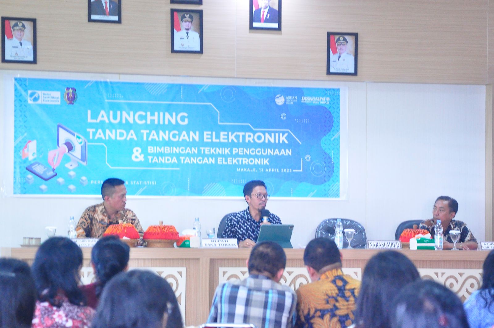 Difasilitas Diskominfo-SP Sulsel, Pemkab Tana Toraja Resmi Terapkan TTE